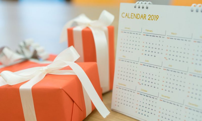 Кои са официалните почивни дни през 2019 г.?